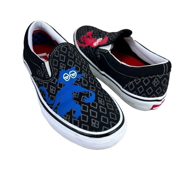 Vans Krooked by Natas x Ray Barbee Collab Sneakers Men 8.5 Limited Edition - Picture 9 of 14